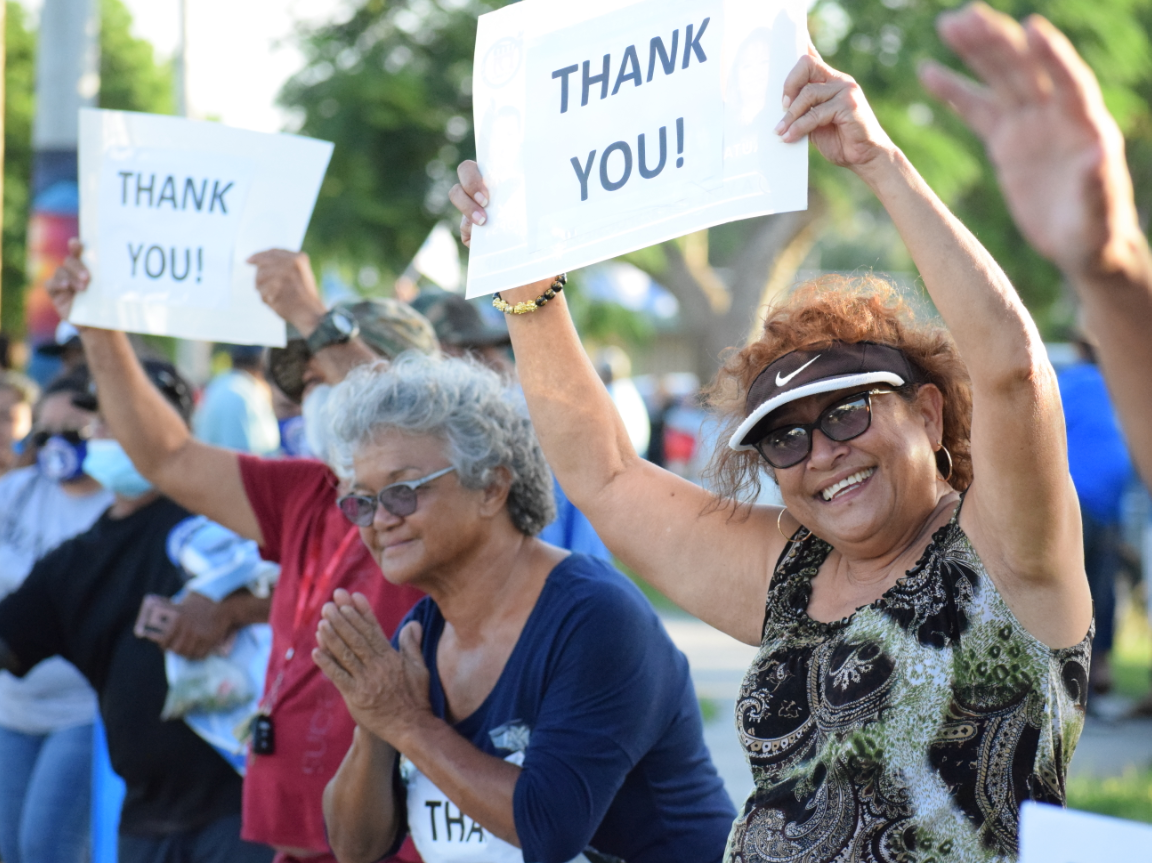 NMI Democratic Party says 'Thank You' | Garapan Fishing Base, Nov. 6, 2020
